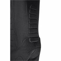 Détail de la Combinaison PROTECT LONG JOHN MK2, montrant le renfort sous le genou et la texture du néoprène résistant.