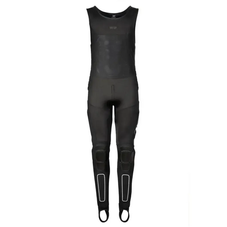 Combinaison PROTECT LONG JOHN MK2 en néoprène noir, adaptée aux sports nautiques rapides.
