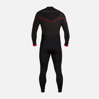 Combinaison racing néoprène 4/3 vue arrière, conçue en néoprène M-Flex, optimisée pour le confort et la flexibilité.