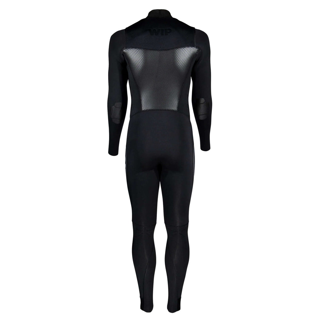 Combinaison STEAMER MK3 vue arrière, combinaison en néoprène super stretch 5/4/3 mm pour voile, kite-surf et wind-surf.