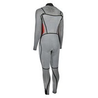 Combinaison STEAMER MK3 vue arrière, néoprène super stretch 5/4/3 mm, design ergonomique pour performance en sport nautique.