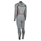 Combinaison STEAMER MK3 vue arrière, néoprène super stretch 5/4/3 mm, design ergonomique pour performance en sport nautique.