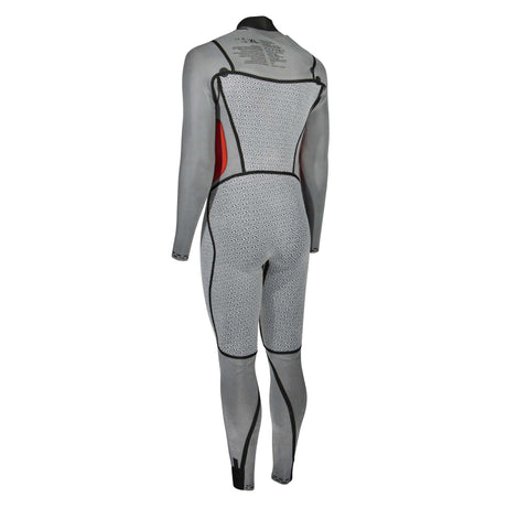 Combinaison STEAMER MK3 vue arrière, néoprène super stretch 5/4/3 mm, design ergonomique pour performance en sport nautique.