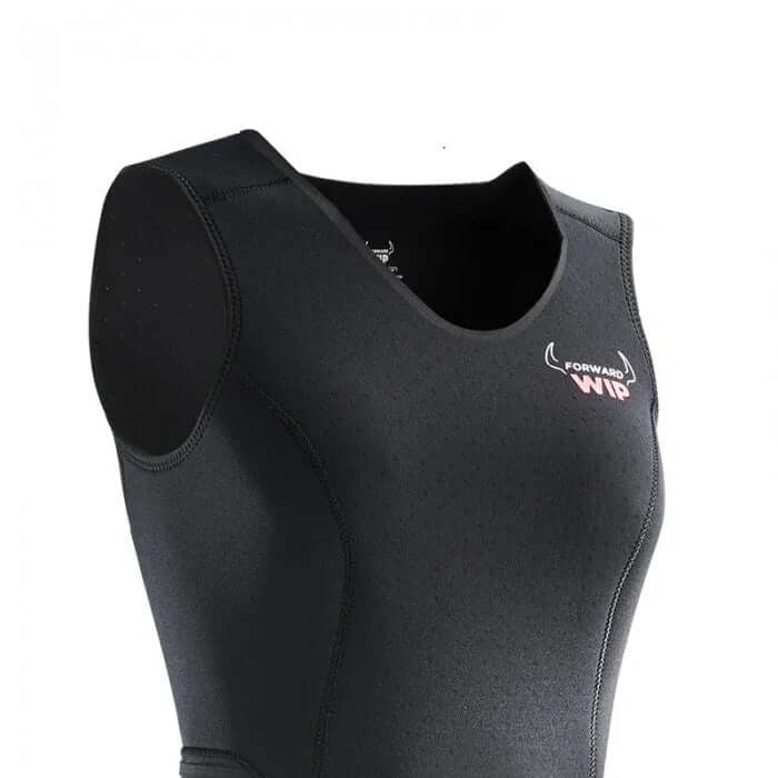 Détail de la combinaison néoprène femme été 1,5 mm de FORWARD WIP, conçue pour l'été.