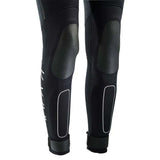 Combinaison SUMMER NEO LONG JOHN WOMEN - vue des jambes avec protections aux genoux en néoprène.