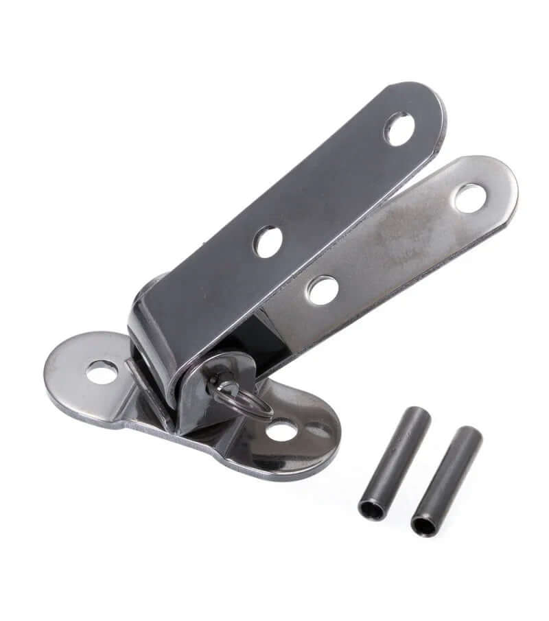 Articulation de stick inox pour tube Ø16 à 20mm avec fixation à 2 x Ø5mm.