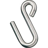 Crochet en S, 4,8mm en acier inoxydable, utilisé pour fixation temporaire, diamètre de fil 4,8 mm.
