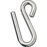 Crochet universel Inox en acier inoxydable, multi-usages, longueur 62 mm, pour équipements légers.