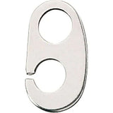 Crochet Brummel petit, long. 24mm en acier inoxydable avec système de verrouillage symétrique.