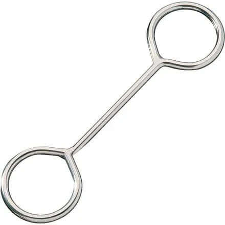 Cuillère de trapèze, 2 anneaux en acier inoxydable avec deux positions pour utilisation technique.