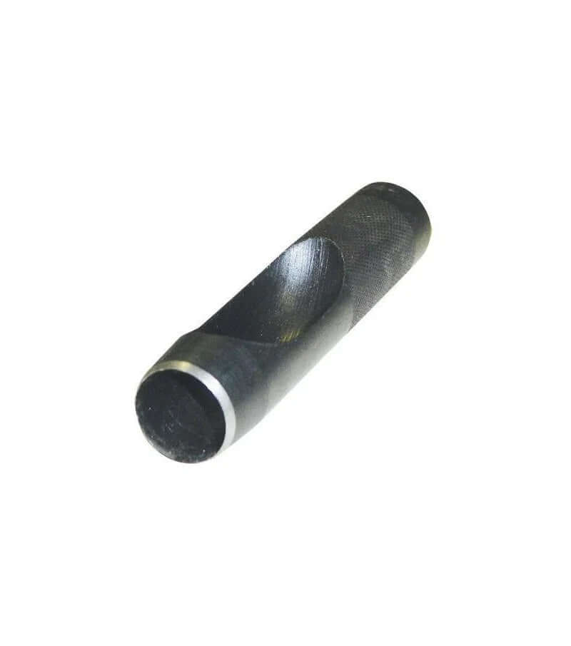 Emporte pièce en acier trempé avec un diamètre de coupe de 8 mm pour cuir, caoutchouc, plastique et tissu.