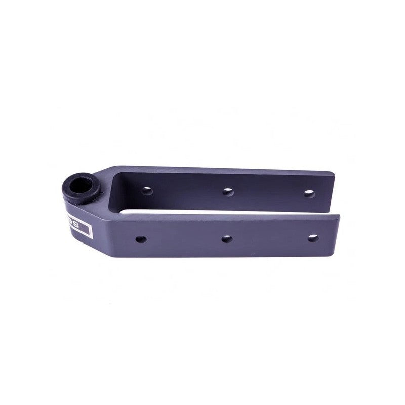 Fémelot bas Ø8 bagué 25mm en aluminium, avec 6 trous pour fixation, conçu pour éviter l'usure.