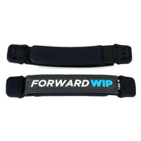 Footstraps réglables (paire) montrant une vue de dessus et de dessous pour le maintien optimal lors des sessions sur l'eau.