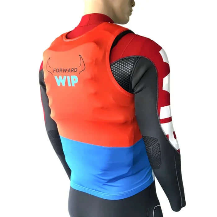 Overtop RACE TANK TOP vue arrière, fabriqué en polyamide spandex extensible, conçu pour un maintien optimal.