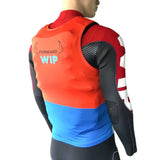 Overtop RACE TANK TOP vue arrière, fabriqué en polyamide spandex extensible, conçu pour un maintien optimal.