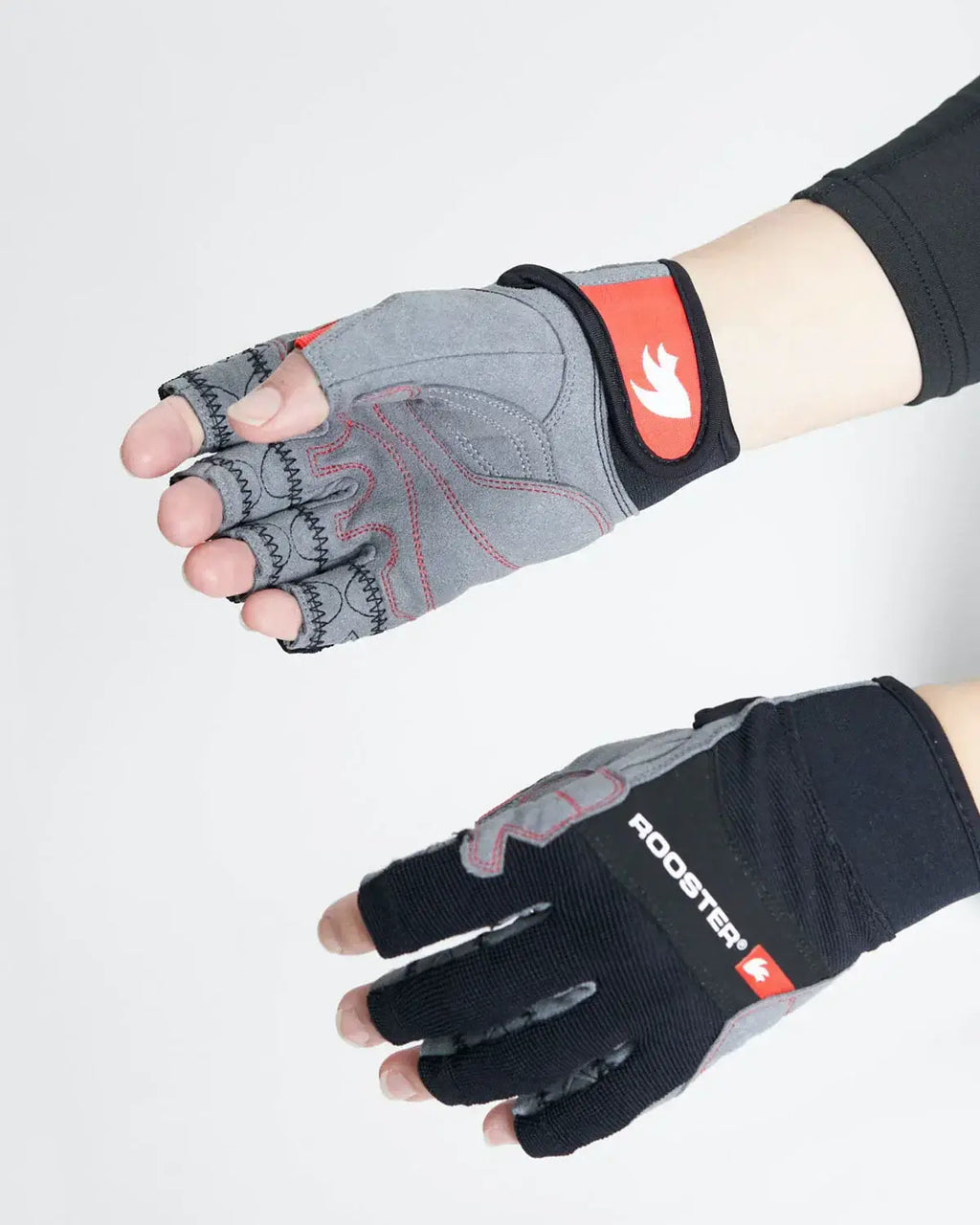 Gants mitaines Dura Pro 5 Glove de Rooster, adaptés pour le voile avec protection et maniabilité.