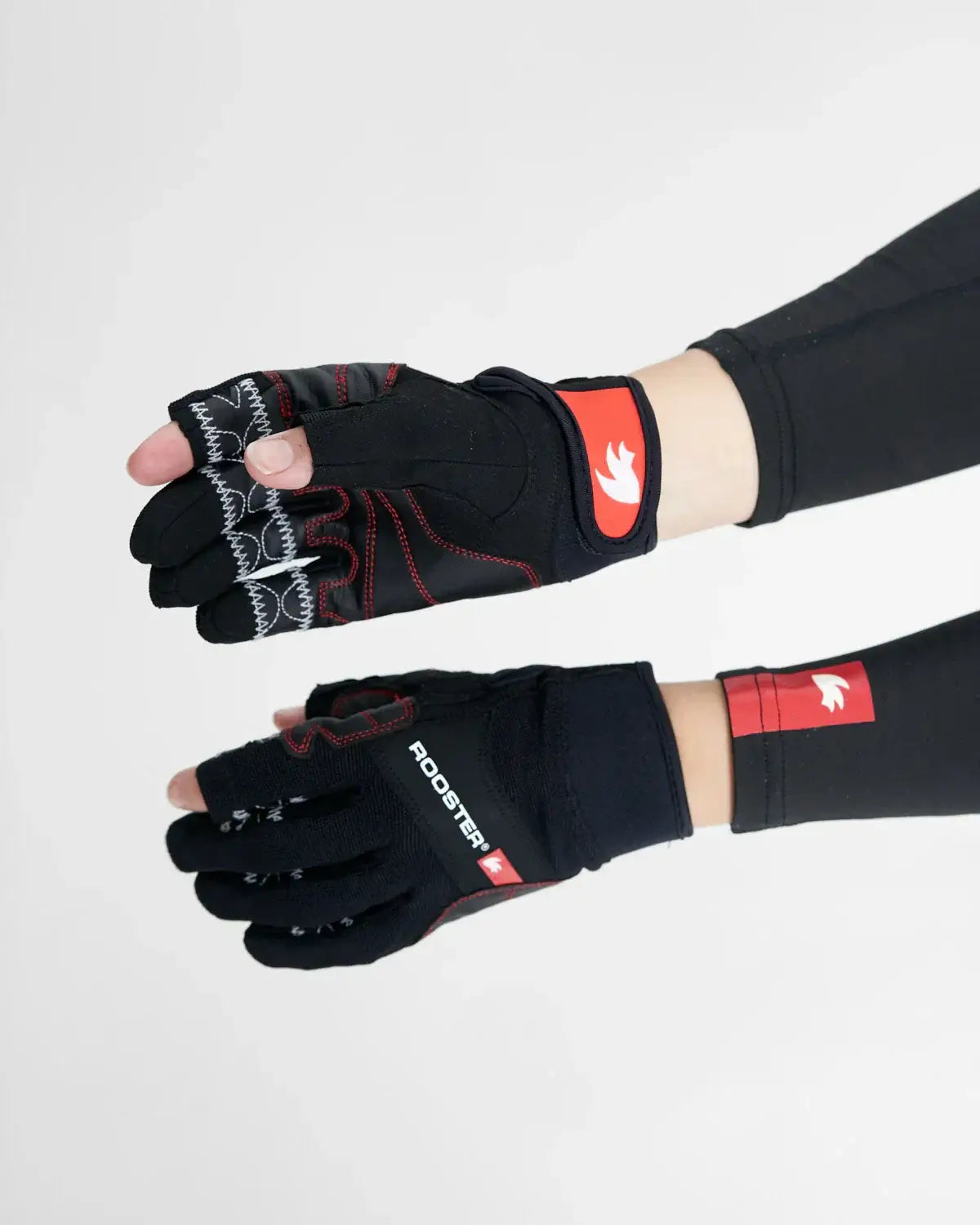 Gants Pro Race 2 de Rooster, gants de voile avec paume et doigts profilés en 3D pour une performance optimale.