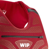 Détail du Gilet d'aide à la flottabilité FLOW NEO VEST 50N avec fermeture éclair et design ergonomique.