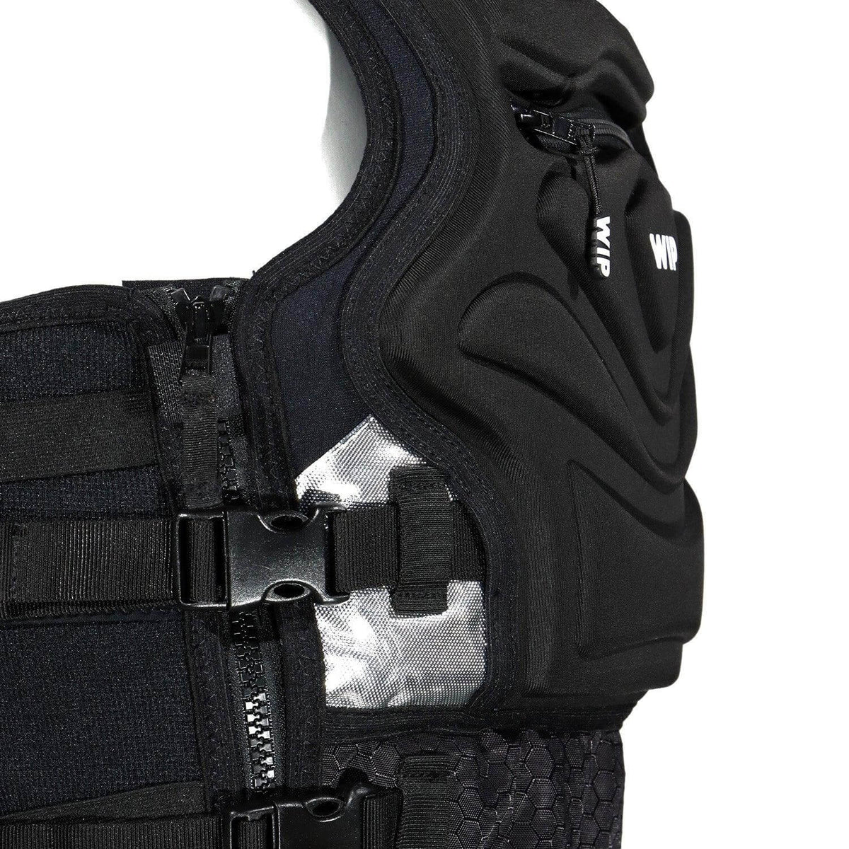 Gilet d'aide à la flottabilité IMPACT VEST 50N, design ergonomique, protection latérale, fermeture ajustable.