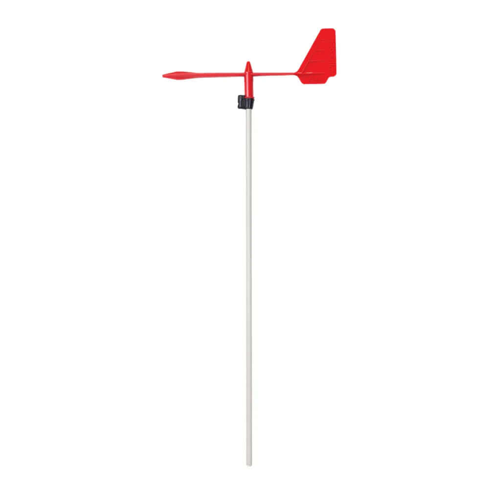 GIROUETTE PRO ROUGE drapeau rouge pour dériveur, indicateur de vent apparent pour régate.