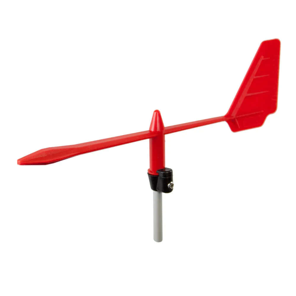 GIROUETTE PRO ROUGE, indicateur de vent apparent avec drapeau rouge pour dériveur en usage régate.