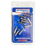 GOUPILLE 4 X 19 MM - Paquet de 10 goupilles en inox de 4 mm de diamètre et 19 mm de longueur.