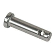 GOUPILLE 5 X 21 MM en inox, 5 mm de diamètre et 21 mm de longueur pour fixation d'éléments de gréement