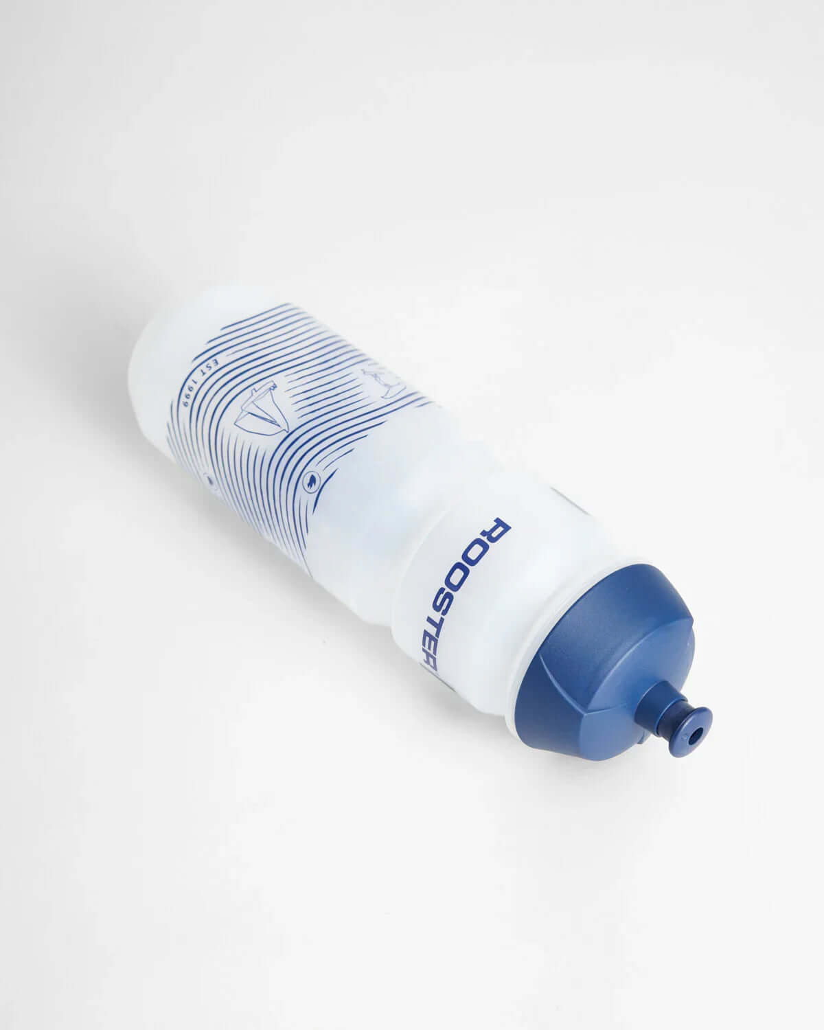Gourde 750ml Rooster en polypropylène recyclable avec montant d'eau visible.