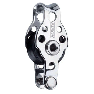poulie Air Block Ringot 16 mm Harken, compacte et légère pour réglages fins sur dériveurs modernes.