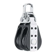 Bullet double 29 mm, poulie double Harken pour guidage de bosses, légère et haute performance.