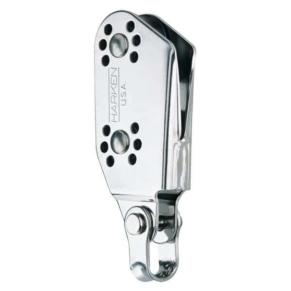 poulie micro block 22 mm, appareil ultra-compact en acier inoxydable pour voiles et accessoires nautiques.