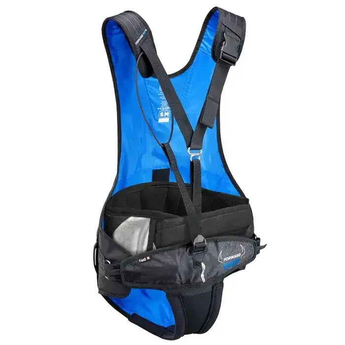 Harnais de trapèze PRO HARNESS 2.0 + LUMBAR avec ceinture lombaire réglable et ajustement par sangle Flow Vortex.