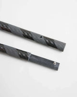ILCA Travel carbon Tiller Extension 1250, pipe details showing high-quality carbon fiber construction.