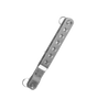 Latte ridoir inox double 7+1 trous pour hauban, dimensions 135mm, plage de réglage 7X13mm, axe Ø6mm.