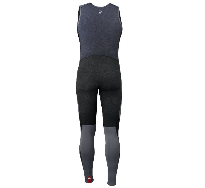 Long John thermique homme 1.5mm vue arrière, combinaison polyvalente pour le froid.