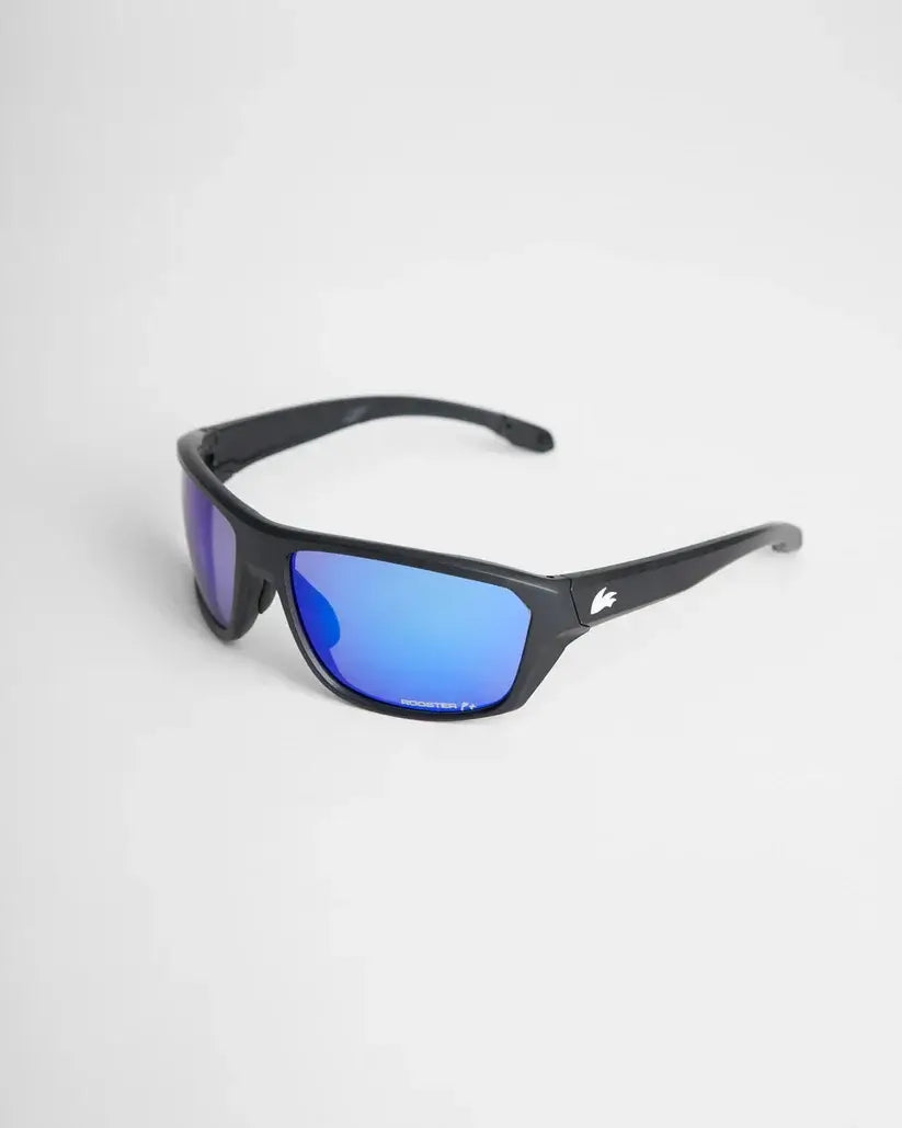 Lunettes sport polarisées avec monture TR90 et verres polarisés à revêtement PC.