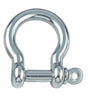 Manille lyre inox pleine - Inox A4 4mm en acier inoxydable de haute qualité, diamètre de l'axe : 4mm.