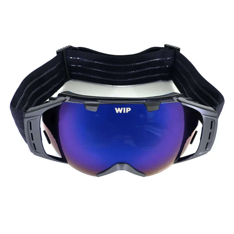 Masque FLYING MASK 2.0 avec verre panoramique sphérique catégorie 3 et traitement hydrophobe.