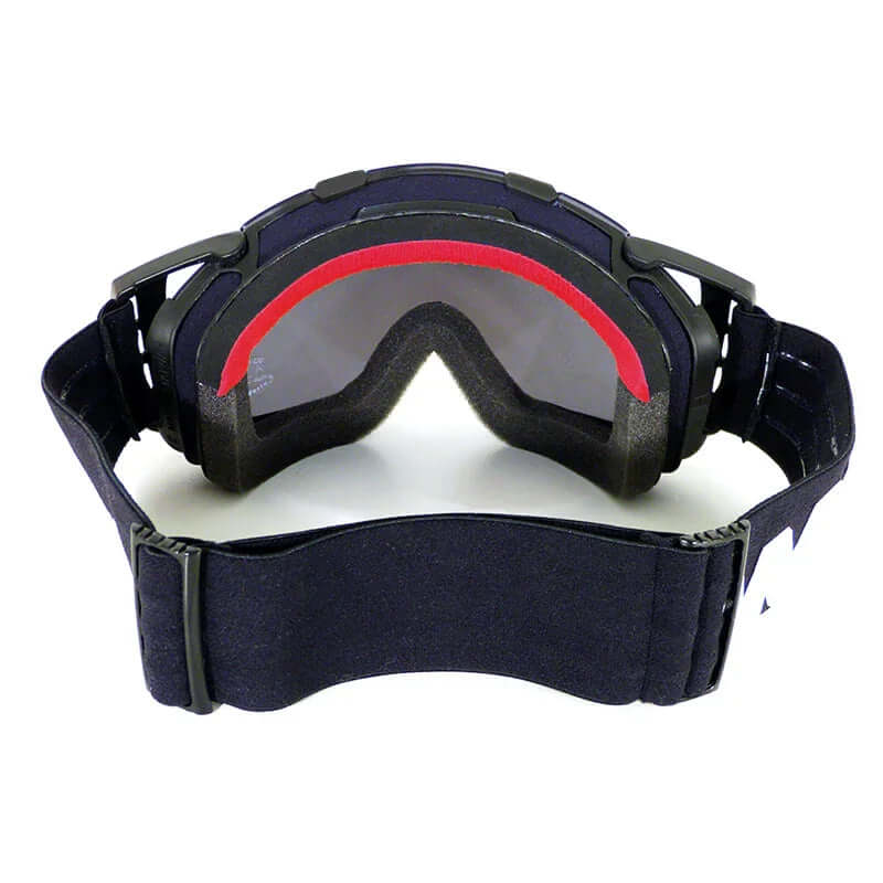 Masque FLYING MASK 2.0 arrière avec verre panoramique sphérique pour protection contre UV et embruns.