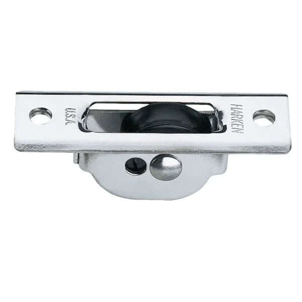 Micro block à encastrer 22 mm, poulie compacte en acier inoxydable, idéale pour voiles et dériveurs.