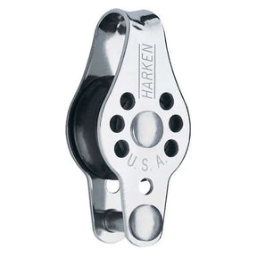 Micro Block à Ringot 22 mm avec réa en aluminium, idéal pour voiles et réglages à faible charge.