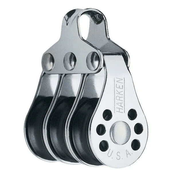 Micro Block triple 22 mm voile poulie en acier inoxydable, légère et performante, idéale pour la voile.