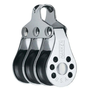 Micro Block triple 22 mm voile poulie en acier inoxydable, légère et performante, idéale pour la voile.