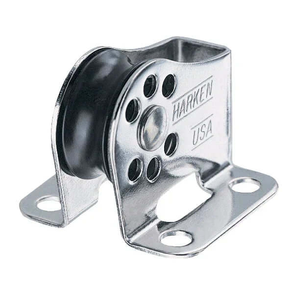 Micro Block verticale 22 mm avec poulie en acier inoxydable pour voiles et réglages légers.