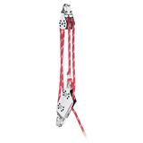 Micro Block violon 22 mm avec cordage rouge et composants en métal, conçu pour les systèmes de réglage des bateaux.