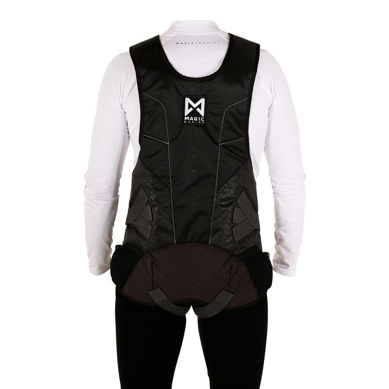 Harnais de trapèze Smart Harness vue arrière, léger avec bretelles préformées pour un maintien optimal.