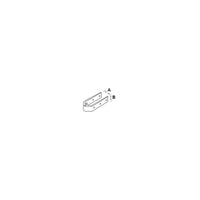 Fémelot haut Ø8 bagué pour safran 32mm