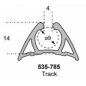 Rail de GV 6.00m - SELDEN (NS535-785) - schéma