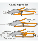 Clamcleat mini Aluminium CL253