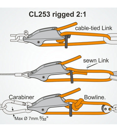 Clamcleat mini Aluminium CL253